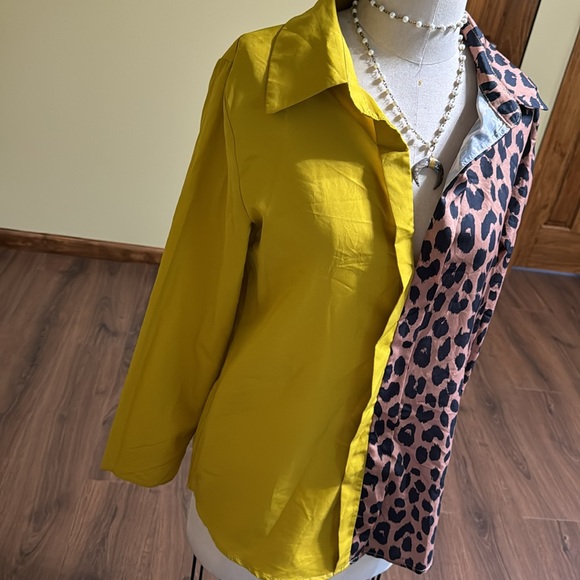 ACG Leopard print blouse 0790 - Picture 4 of 4